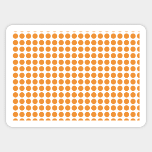 Polka Dot Design Retro Palette - Yellow Sticker